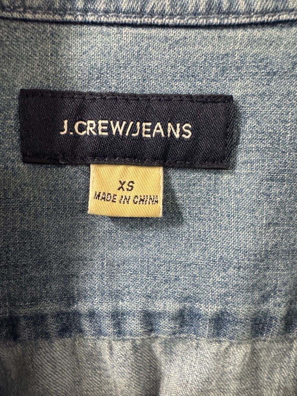 J. Crew Light Blue Denim Zip-Front Jacket - Picture 2 of 10